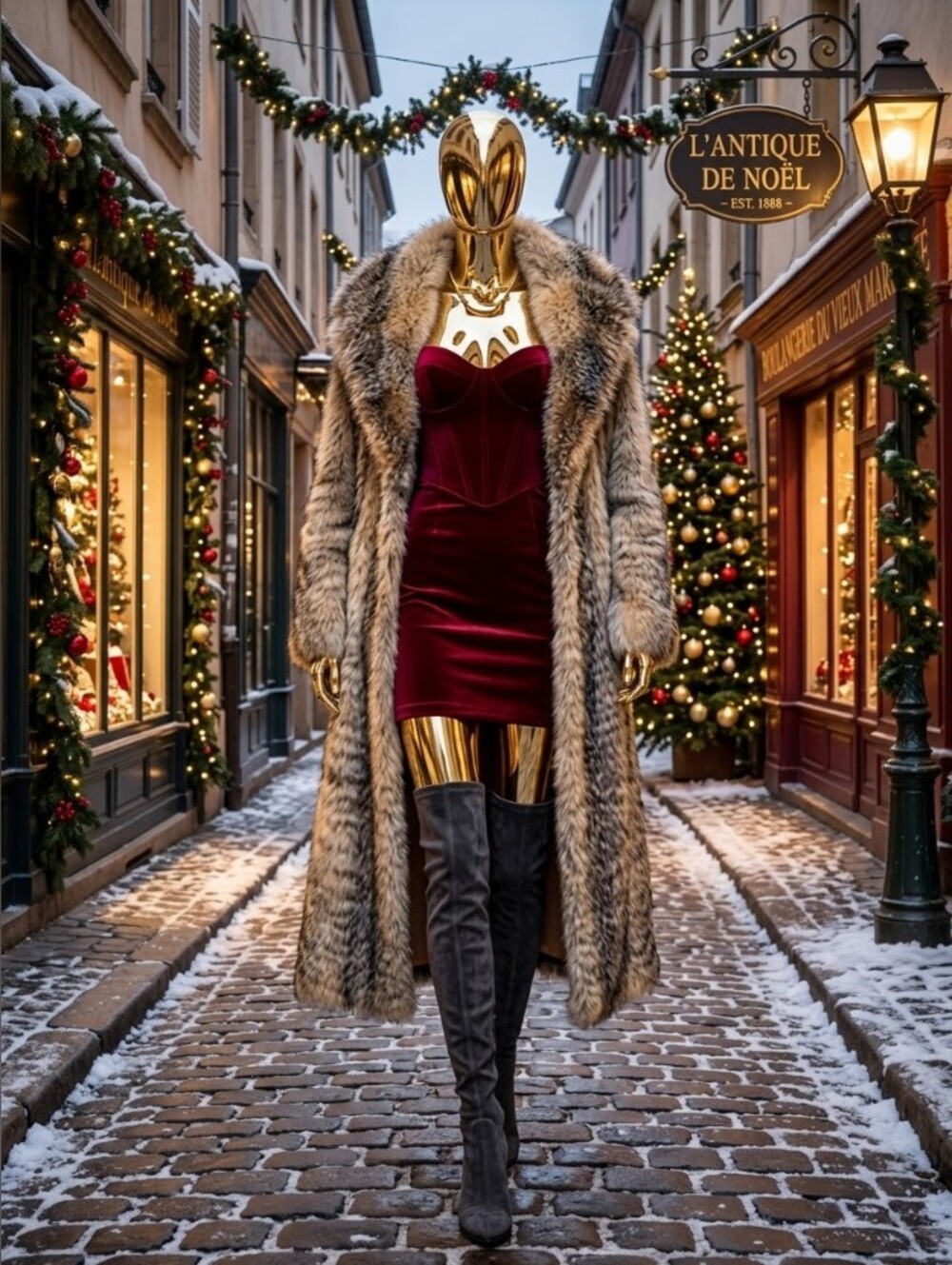 Luxurious Vintage Full Length Fur Coat Fabulous 😍